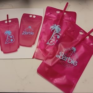 Barbie Drink Pouch party favors